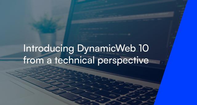 Vorstellung DynamicWeb 10 aus technischer Perspektive